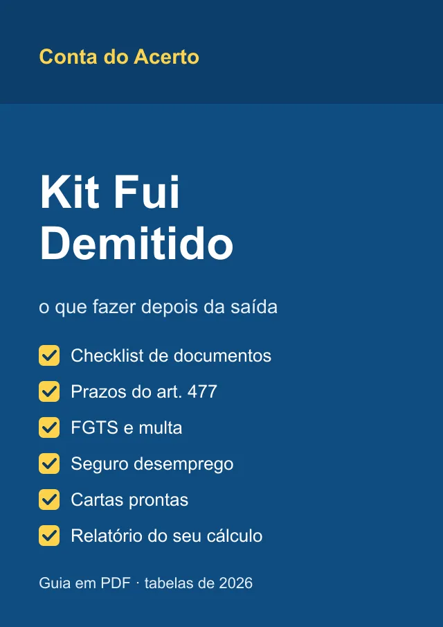 Capa: Kit Fui Demitido
